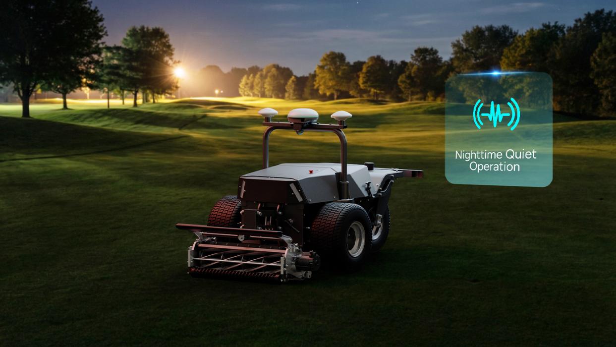 Robot profesional ELICOIDAL de tuns gazon FJD RCM01